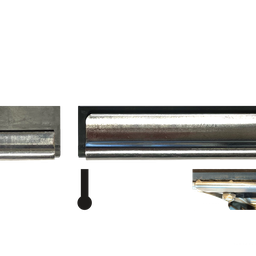 [1225] Ettore Master Stainless Clipless Rail + Rubber